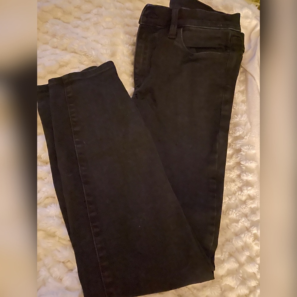 GAP womens black begging jeans, size 8R